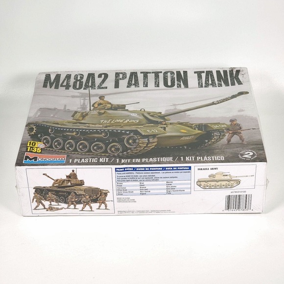 Monogram M48A2 Patton Tank Model Kit 1/35 Scale Brand New & Sealed RMX857853 - Picture 4 of 5